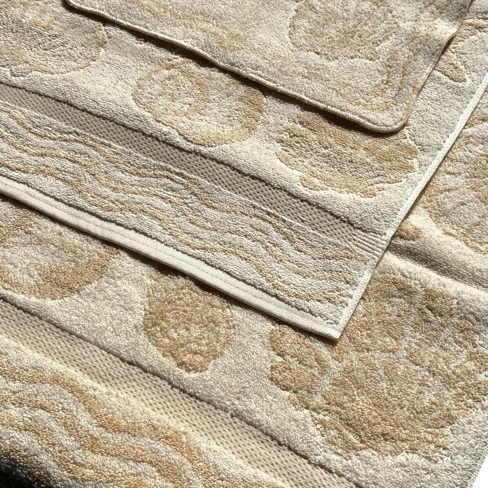 VTG Royal Velvet by Fieldcrest MCM Traditional Towel Set USA Cotton Golden Beach - Picture 4 of 6